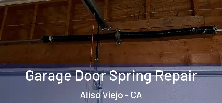  Garage Door Spring Repair Aliso Viejo - CA